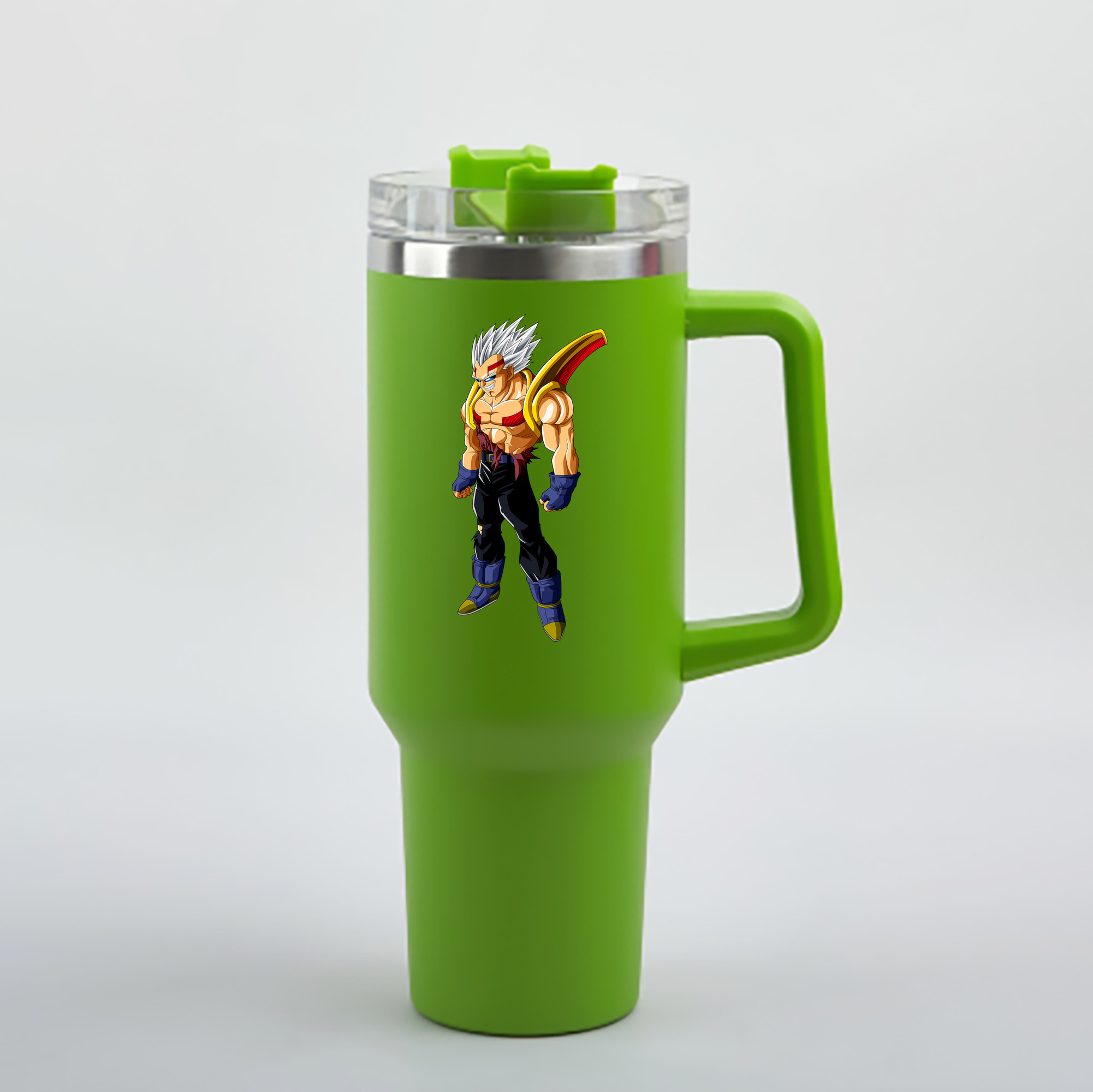 （画像用） ドラゴンボール DRAGON BALL 1200mL車用タンブラー - クリスタルステッカー（プラスチックストロー付き）